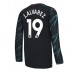 Manchester City Julian Alvarez #19 3rd Dres 2023-24 Dlouhým Rukávem